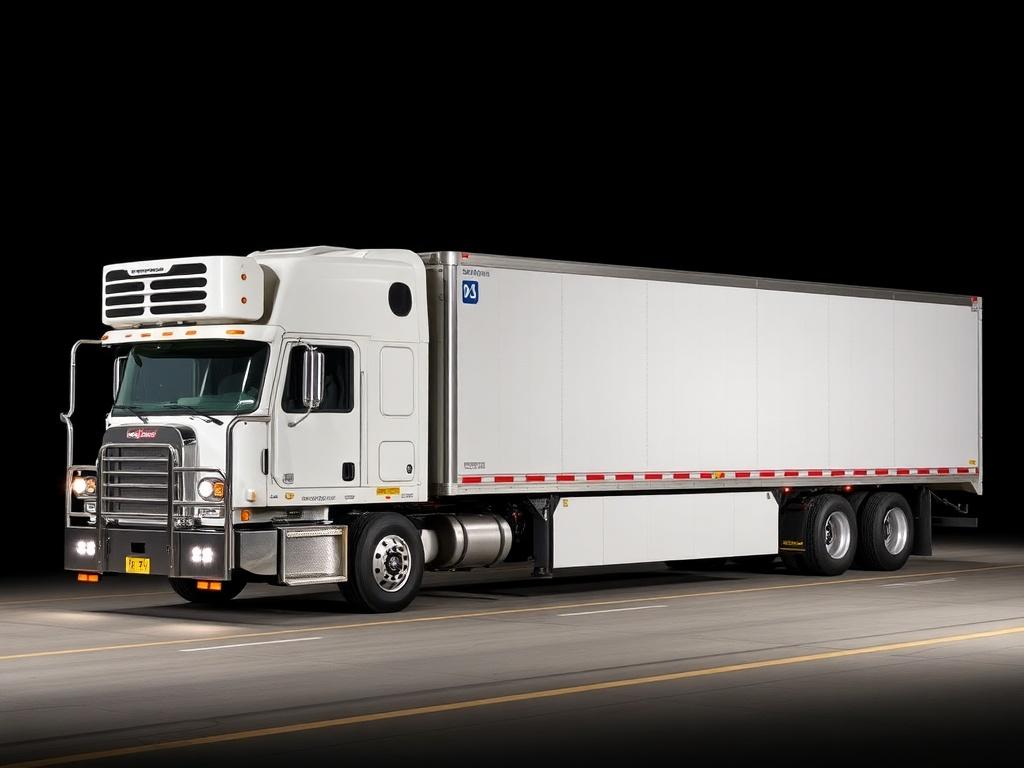 Refrigerated semi-trailerфото