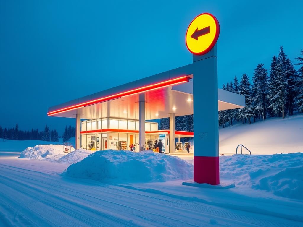 Construction of gas stations (GS) in the cold climatic conditions of Russiaфото
