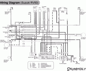 Схема Suzuki RV 50 кубов